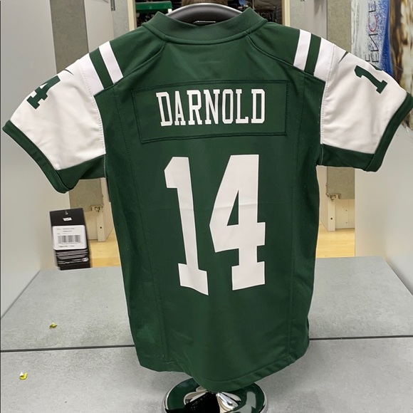 New York Jets Green #14 Darnold Jersey - Picture 2 of 8